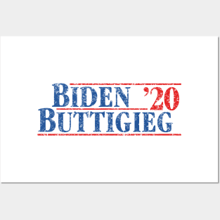 Joe Biden and Pete Buttigieg on the one ticket. Politique Biden Buttigieg 2020 Vintage Designs Posters and Art
